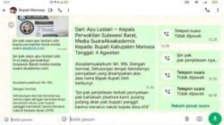 DIDUGA INTIMIDASI: “PANGGIL KALIAN!” — BUPATI ANCAM, KONFIRMASI DITOLAK!