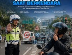 JANGAN PERTARUHKAN KESELAMATAN DEMI SEBATANG ROKOK, HUMAS POLRI: FOKUS SAAT BERKENDARA