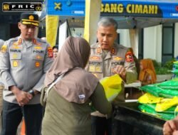 Gerakan Pangan Murah Yang Digelar Polisi Diserbu Warga, 5 Ton Beras SPHP dan Minyak Kita Disalurkan
