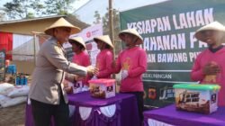 Dukung Program Swasembada Pangan, Kapolda Jabar Tinjau Lahan Budidaya Bawang Putih di Darma Kuningan