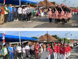 Wamendikdasmen RI Dr. Fajar Riza Ul Haq Resmi Lepas Lomba Gerak Jalan HUT ke-81 RI di Belakang Padang