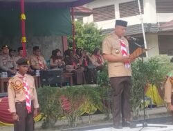 Upacara Hari Pramuka ke-65 di Kecamatan Rambang Berlangsung Khidmat, Dorong Generasi Muda Hadapi Era Digital