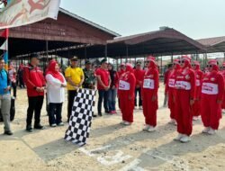 Semarak HUT ke-81 RI, Kecamatan Rambang Gelar Lomba Gerak Jalan, 14 Regu Turut Ambil Bagian