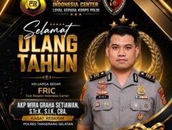 Keluarga Besar FRIC Sampaikan Ucapan Selamat Ulang Tahun kepada AKP Wira Graha Setiawan