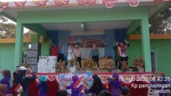 Semarak HUT RI ke-81, Pemdes Ciandum Gelar Senam dan Gerak Jalan Bersama Warga