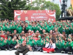 Semarak HUT ke-81 RI Kodim 0611/Garut Gelar Jalan Santai dan Perlombaan