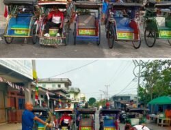 Semarak HUT ke-81 RI, Kecamatan Belakang Padang Gelar Balap Becak Penawar Rindu, 24 Becak Adu Kecepatan