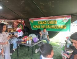 Kodim Sumedang Bawa Produk UMKM Lokal, Semarakkan Bazar Kemerdekaan di Stadion Siliwangi