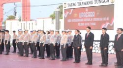 Merah Putih Berkibar di Polres Kutim, Kapolres Aryansyah Pimpin Upacara HUT RI ke-81