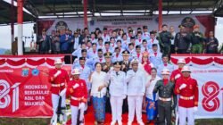Semangat Kemerdekaan Republik Indonesia ke-81 Pos Kout Elelim Laksanakan Upacara Bendera Merah-Putih dan Gelar perlombaan