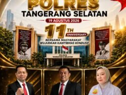 FRIC Ucapkan Selamat Hari Jadi ke-11 Polres Tangerang Selatan, Perkuat Sinergi Bersama Masyarakat Wujudkan Kamtibmas Kondusif