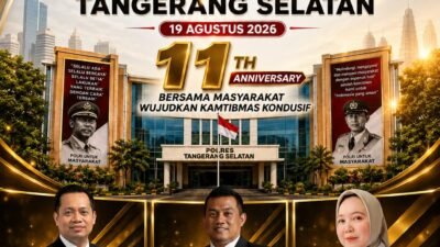 FRIC Ucapkan Selamat Hari Jadi ke-11 Polres Tangerang Selatan, Perkuat Sinergi Bersama Masyarakat Wujudkan Kamtibmas Kondusif