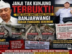 Janji Tak Kunjung Terbukti, Ceng Dzanu Soroti Bupati Garut: Banjarwangi Bukan Panggung Seremoni