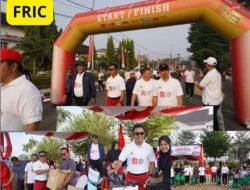 Semarak HUT RI ke-81, Danrem 042/Gapu Ikuti Gerak Jalan dan Senam Bersama di Lapangan Garuda