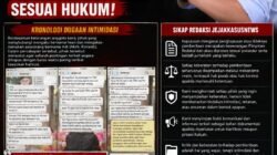 Redaksi Jejakkasusnews Mengecam Dugaan Intimidasi terhadap Anggota: Minta APH Bertindak Sesuai Hukum