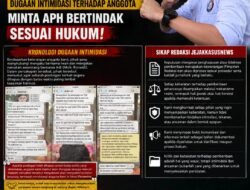 Redaksi Jejakkasusnews Mengecam Dugaan Intimidasi terhadap Anggota: Minta APH Bertindak Sesuai Hukum
