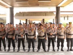 Polda Kaltim Berangkatkan 190 Personel Brimob ke Kalbar Tangani Karhutla