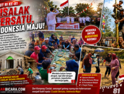 Semarak HUT RI ke-81 di Cisalak: Warga Bersatu, Gotong Royong Bangun Masjid