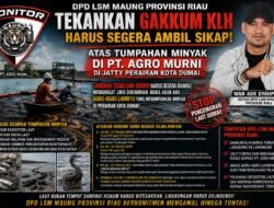 DPD LSM MAUNG Riau Desak Pengawas LH Provinsi Segera Turun ke PT Agro Murni