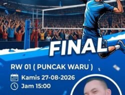 GEMPAR! PUNCAK WARU SIAP JADI SAKSI BENTROKAN PARADE BINTANG DI GRAND FINAL VOLLEYBALL RW 01!