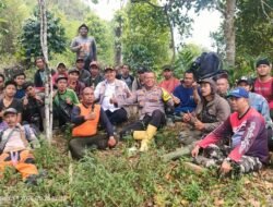 Kebakaran Lahan Perhutani di Talagawangi Berhasil Dipadamkan, Polisi Bersama Warga Lakukan Pemadaman Manual