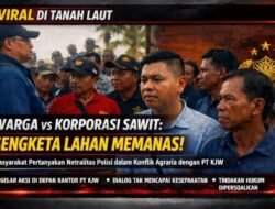 Warga kelompok tani, Hadapi Laporan Dugaan Pencurian Sawit, Status Lahan PT KJW Jadi Sorotan publik.