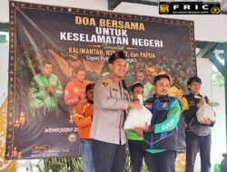 Kapolres Wonosobo Bersama 120 Driver Ojol Doa Bersama untuk Keselamatan Negeri