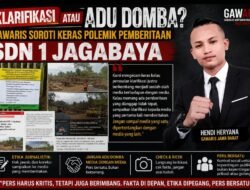 Klarifikasi atau Adu Domba? GAWARIS Soroti Keras Polemik Pemberitaan SDN 1 Jagabaya