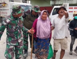 Antisipasi Erupsi Sinabung, Kodam I/BB Bantu Warga Kuta Tenggah Mengungsi