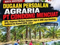 DUGAAN PERSOALAN AGRARIA PT CONDONG MENCuat, BPD, KOPERASI MUTIARA SELATAN JAYA DAN GRIB JAYA BANDUNG AUDENSI KE KANWIL BPN JABAR