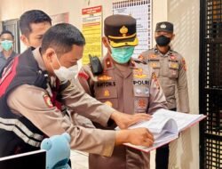 Wakapolres Kutim Pimpin Sidak Ruang Tahanan, Pastikan Pengamanan Sesuai SOP