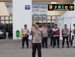 200 Personel Gabungan Amankan Jalannya Laga di Banten Internasional Stadium