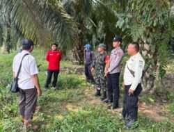 Cegah Karhutla Sebelum Api Membesar, Polsek Muara Wahau Patroli Gabungan di Areal PT DIN