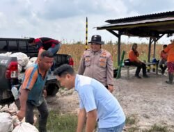 Polsek Muara Wahau Cek Pengolahan Jagung PT DSN Group, Stok Jagung Kering Capai 9,5 Ton
