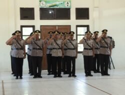 Kapolres Aceh Singkil Pimpin Upacara Serah Terima Jabatan, Pengukuhan dan Pelantikan di Lingkungan Polres Aceh Singkil