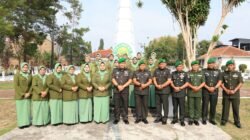 Dandim 0611/Garut Hadiri Upacara Ziarah Peringati HUT ke-64 Korem 062/Tarumanagara di TMP Tenjolaya