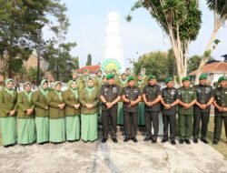 Dandim 0611/Garut Hadiri Upacara Ziarah Peringati HUT ke-64 Korem 062/Tarumanagara di TMP Tenjolaya