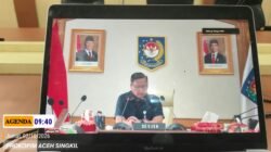 Perkuat Sinergi Pascabencana, Pemkab Aceh Singkil Ikuti Rakor Satgas Percepatan Rehabilitasi dan Rekonstruksi
