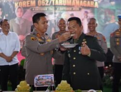 Soliditas TNI-Polri Makin Erat, Kapolres Garut Beri Kejutan HUT ke-81 TNI