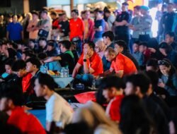 Nobar Final FIFA ASEAN Cup 2026, Polres Garut Bersama Masyarakat Dukung Timnas Indonesia