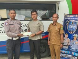 Samling Hadir di Pasar Rakyat Kongbeng, Satlantas Polres Kutim Layani Pajak Kendaraan