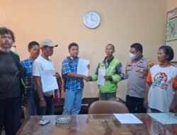 POLSEK MARISO LAKUKAN MEDIASI, KASUS KECELAKAAN DAN PENGANIAYAAN DI KELURAHAN MARISO SELESAI SECARA KEKELUARGAAN