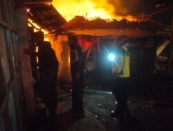 Polisi Cek TKP Kebakaran Hebat Pasar Andir Bayongbong