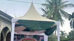 Ketua DPK BKPRMI Kecamatan Peudawa Memberikan Kata Sambutan Kegiatan Festival Anak Soleh Indonesia (FASI) Ke II Kecamatan Peudawa.