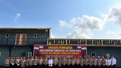 Polresta Kawasan IKN Gelar Upacara Peringatan Hari Sumpah Pemuda ke-98 Tahun 2026
