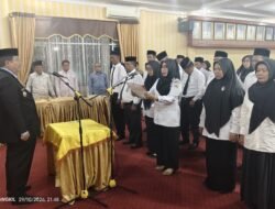 Bupati Aceh Singkil Lantik Kepala Sekolah, Tegaskan Integritas dan Pengelolaan Dana BOS